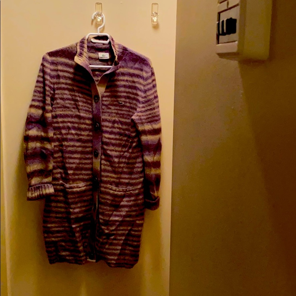 I am selling a Lacoste sweater.